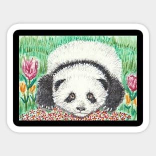 Cute Panda bear Sticker